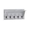 Flash Furniture 24" Whitewash Wall Mount Shelf with Hanging Hooks HFKHD-HEF0-CRE8-732315-GG - alternate 6